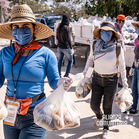 La Alianza Comunitaria de Baja California Sur une fuerzas para ayudar a la población.